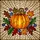 Autumn Lovers' Vibrant Tiffany Stained Glass Pumpkin & Autumn Floral Mosaic Stained Glass Suncatcher - 7