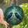 Nature & Art Lovers' Tiffany Style Stained Glass Ravens Iridescent Blue-Black Teal Green Jungle Mosaic Stained Glass Suncatcher - 4IiC2bfl8w