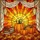 Autumn Lovers' Jewel Tone Tiffany Stained Glass Plump Pumpkins Fall Leaves Radiant Sunset Art Stained Glass Suncatcher - 7