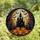 Halloween Art Lovers' Tiffany Stained Glass Castle Jack-o'-Lantern Moon Mosaic Stained Glass Suncatcher - 4
