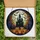 Halloween Art Lovers' Tiffany Stained Glass Castle Jack-o'-Lantern Moon Mosaic Stained Glass Suncatcher - 6