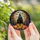 Halloween Art Lovers' Tiffany Stained Glass Castle Jack-o'-Lantern Moon Mosaic Stained Glass Suncatcher - 5