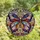 Art Lovers' Ornate Tiffany Stained Glass Butterfly Mosaic Vibrant Purples, Blues & Pinks Stained Glass Suncatcher - 4