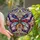 Art Lovers' Ornate Tiffany Stained Glass Butterfly Mosaic Vibrant Purples, Blues & Pinks Stained Glass Suncatcher - 3