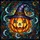 Halloween Lovers' Vibrant Tiffany Stained Glass Jack-o'-Lantern Witch Hat Celestial Autumnal Design Stained Glass Suncatcher - 7
