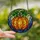 Nature Art Lovers' Intricate Stained Glass Pumpkin & Abstract Jewel Tone Mosaic Stained Glass Suncatcher - 2