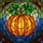 Nature Art Lovers' Intricate Stained Glass Pumpkin & Abstract Jewel Tone Mosaic Stained Glass Suncatcher - 7