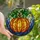 Nature Art Lovers' Intricate Stained Glass Pumpkin & Abstract Jewel Tone Mosaic Stained Glass Suncatcher - 3