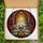 Halloween Art Collectors' Tiffany Stained Glass Mummy Raccoons Ghost Pumpkin Gothic Autumn Scene Stained Glass Suncatcher - 6
