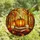 Autumn Enthusiasts' Vibrant Stained Glass Pumpkin Harvest Scene with Glowing Maple Leaves and Cozy Plaid Stained Glass Suncatcher - 4