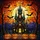 Gothic Art Lovers' Intricate Tiffany Stained Glass Haunted Castle Orange Moon Bats Jack-O'-Lanterns Stained Glass Suncatcher - 7