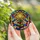 Art Lovers' Radiant Jewel Tone Stained Glass Star, Stacked Books Tree Mosaic Pattern Stained Glass Suncatcher - 5