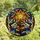 Art Lovers' Radiant Jewel Tone Stained Glass Star, Stacked Books Tree Mosaic Pattern Stained Glass Suncatcher - 4