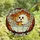 Whimsical Art Lovers' Stained Glass Ghost Reading Bathtub Ethereal Mists Amber Orange Jewel Tones Stained Glass Suncatcher - 4