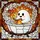 Whimsical Art Lovers' Stained Glass Ghost Reading Bathtub Ethereal Mists Amber Orange Jewel Tones Stained Glass Suncatcher - 7