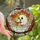 Whimsical Art Lovers' Stained Glass Ghost Reading Bathtub Ethereal Mists Amber Orange Jewel Tones Stained Glass Suncatcher - 3