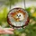 Whimsical Art Lovers' Stained Glass Ghost Reading Bathtub Ethereal Mists Amber Orange Jewel Tones Stained Glass Suncatcher - 2