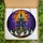 Halloween Lovers' Intricate Tiffany Style Stained Glass Gothic Haunted House, Cute Ghosts, Orange Moon, Purple Night Stained Glass Suncatcher - 6