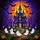 Halloween Lovers' Intricate Tiffany Style Stained Glass Gothic Haunted House, Cute Ghosts, Orange Moon, Purple Night Stained Glass Suncatcher - 7