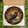 Art Lovers' Intricate Stained Glass Crow Skull Dahlia Celestial Jewel Tones Stained Glass Suncatcher - T6dBlAlVeO