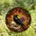 Art Lovers' Intricate Stained Glass Crow Skull Dahlia Celestial Jewel Tones Stained Glass Suncatcher - vS_DSiBr_7