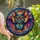 Celestial Dreamers' Tiffany Style Chibi Bat Stained Glass Galactic Jewel Tone Mosaic Stained Glass Suncatcher - 4JV1SgJWus
