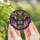 Celestial Dreamers' Tiffany Style Chibi Bat Stained Glass Galactic Jewel Tone Mosaic Stained Glass Suncatcher - WM-DdlNjGp