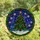 Christmas Lovers' Tiffany Style Stained Glass Christmas Tree, Snowy Starry Night, Holly Berry Border, Deep Jewel Tones Stained Glass Suncatcher - JnFG7To740