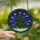 Christmas Lovers' Tiffany Style Stained Glass Christmas Tree, Snowy Starry Night, Holly Berry Border, Deep Jewel Tones Stained Glass Suncatcher - ROIvNi3T2w