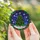 Christmas Lovers' Tiffany Style Stained Glass Christmas Tree, Snowy Starry Night, Holly Berry Border, Deep Jewel Tones Stained Glass Suncatcher - U_tRQZc9SW
