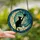 Cat Lovers' Tiffany Style Black Cat Moon Celestial Stained Glass Swirling Blue Teal Jewel Mosaic Stained Glass Suncatcher - R-RM7KvlLk