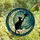 Cat Lovers' Tiffany Style Black Cat Moon Celestial Stained Glass Swirling Blue Teal Jewel Mosaic Stained Glass Suncatcher - ZEr-9_28t2