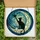 Cat Lovers' Tiffany Style Black Cat Moon Celestial Stained Glass Swirling Blue Teal Jewel Mosaic Stained Glass Suncatcher - yASAS8QbbH