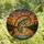 Anglers & Nature Lovers' Tiffany Stained Glass Leaping Rainbow Trout Sunset Lake Mosaic Jewel Tone Pattern Stained Glass Suncatcher - 5