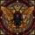 Fantasy Art Lovers' Tiffany Stained Glass Mothman Red Eyes Bubble Tea Cosmic Golden-Brown Abstract Pattern Stained Glass Suncatcher - 7
