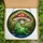 Nature Lovers' Intricate Stained Glass Content Green Frog Mushroom Jewel Tone Mosaic Stained Glass Suncatcher - JcoJwyMvX_