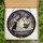 Whimsical Art Aficionados' Stained Glass Ghost Black Cat Magic Bathtub Autumnal Jewel Tones Stained Glass Suncatcher - 6