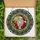 Festive Art Lovers' Intricate Tiffany Style Stained Glass Smiling Santa Mosaic Red Gold Teal Geometric Design Stained Glass Suncatcher - 6