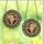 Festive Art Lovers' Intricate Tiffany Style Stained Glass Smiling Santa Mosaic Red Gold Teal Geometric Design Stained Glass Suncatcher - 3