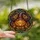 Halloween Admirers' Tiffany Stained Glass Jack-o'-Lantern Witch Hat Autumn Jewel Tone Mosaic Stained Glass Suncatcher - 2