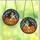 Halloween Cat Lovers' Orange Black Teal Stained Glass Cat Jack-o'-Lantern Starry Mosaic Stained Glass Suncatcher - 3