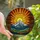 Unique Art Seekers' Tiffany Stained Glass Mountain Sun Bookshelves Sarah Name Pattern Stained Glass Suncatcher - 1