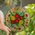 Art Lovers' Tiffany Stained Glass Floral Bouquet Emerald Ruby Gold Amber Mosaic Pattern Stained Glass Suncatcher - 1