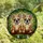 French Bulldog Lovers' Tiffany Stained Glass French Bulldog Puppies Warm Tan Caramel Verdant Green Mosaic Stained Glass Suncatcher - guU0TmvStJ