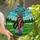 Golf Fans' Intricate Stained Glass Golf Bag & Fairway Mosaic Art in Jewel Tones Stained Glass Suncatcher - dPISnbpfrU