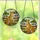 Wildlife Art Lovers' Tiffany Stained Glass Cheetah Savanna Mosaic Amber Blue Orange Hues Stained Glass Suncatcher - 3