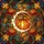 Autumn Art Lovers' Glowing Stained Glass Pumpkin Moon & Autumn Floral Mosaic in Jewel Tones Stained Glass Suncatcher - 6
