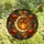 Autumn Art Lovers' Glowing Stained Glass Pumpkin Moon & Autumn Floral Mosaic in Jewel Tones Stained Glass Suncatcher - 4