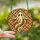 Whimsical Art Fans' Intricate Tiffany Stained Glass Ghost Milky White Cream Amber Orange Brown Mosaic Stained Glass Suncatcher - 2