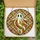 Whimsical Art Fans' Intricate Tiffany Stained Glass Ghost Milky White Cream Amber Orange Brown Mosaic Stained Glass Suncatcher - 5